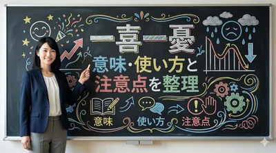 一喜一憂 例文を30個で理解する？意味・使い方と注意点を整理