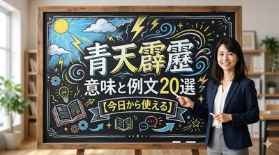 青天霹靂 意味と例文20選【今日から使える】