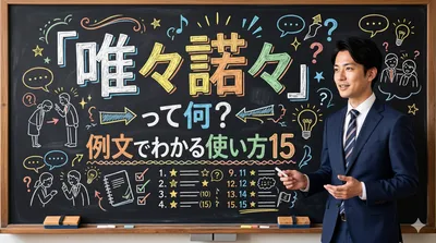 「唯々諾々」って何？例文でわかる使い方15