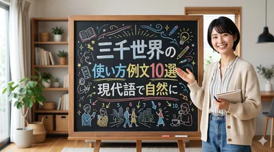 三千世界の使い方例文10選：現代語で自然に
