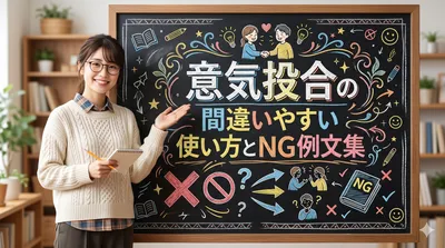 意気投合の間違いやすい使い方とNG例文集