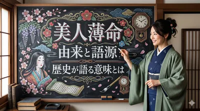 美人薄命の由来と語源：歴史が語る意味とは