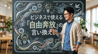 ビジネスで使える『自由奔放』の言い換え例