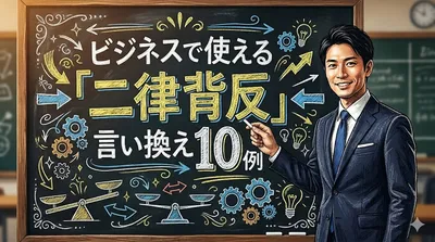 ビジネスで使える「二律背反」言い換え10例