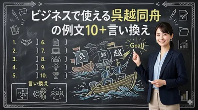ビジネスで使える呉越同舟の例文10＋言い換え