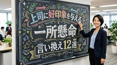 上司に好印象を与える「一所懸命」言い換え12選